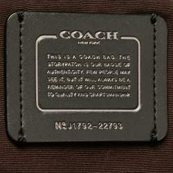 مملوكة مسبقًا Coach Black Leather Upcrafted Market Tote