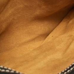 مملوكة مسبقًا Coach White/Black Leather Rogue Tote