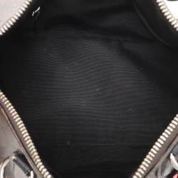 Coach Brown/Black Signature Coated Canvas and Leather Carriage Print Satchel