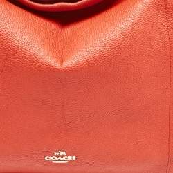 Coach Red Leather Large Scout Hobo