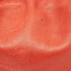 Coach Red Leather Large Scout Hobo