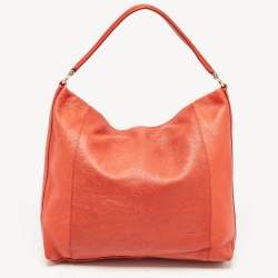 Coach Red Leather Large Scout Hobo