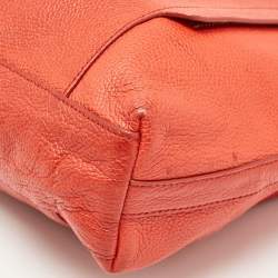 Coach Red Leather Large Scout Hobo