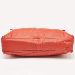 Coach Red Leather Large Scout Hobo