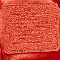 Coach Red Leather Large Scout Hobo