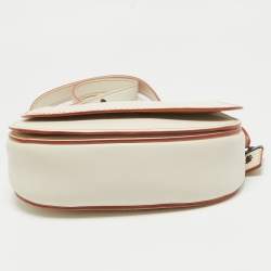 Coach off White Leather Saddle 23 Crossbody Bag