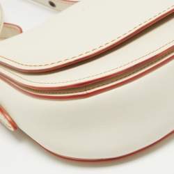 Coach off White Leather Saddle 23 Crossbody Bag