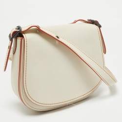 Coach off White Leather Saddle 23 Crossbody Bag