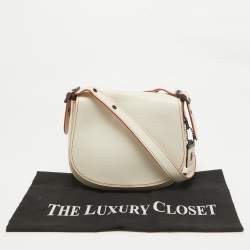 Coach off White Leather Saddle 23 Crossbody Bag