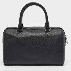 Coach Black Leather Rowan Boston Bag
