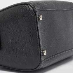 Coach Black Leather Rowan Boston Bag