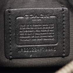 Coach Black Leather Rowan Boston Bag
