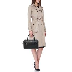 Coach Black Leather Rowan Boston Bag