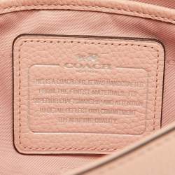 Coach Light Pink Leather Crosstown Flap Shoulder Bag