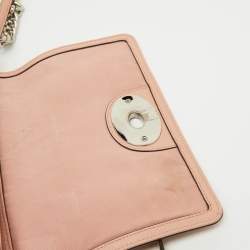 Coach Light Pink Leather Crosstown Flap Shoulder Bag