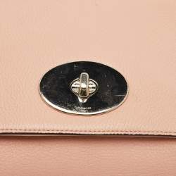 Coach Light Pink Leather Crosstown Flap Shoulder Bag