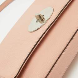 Coach Light Pink Leather Crosstown Flap Shoulder Bag