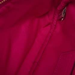 Coach Neon Pink Quilted Leather Mini Crossbody Bag