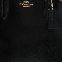 Pre Owned Coach Black Patent Leather Quinn Dome Bag