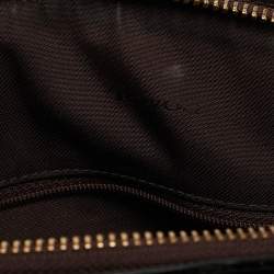 Pre Owned Coach Black Patent Leather Quinn Dome Bag