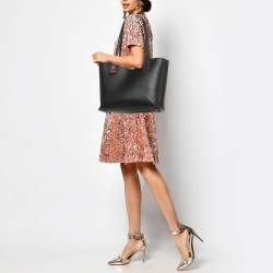 Pre Owned Coach Black Leather Willow Tote