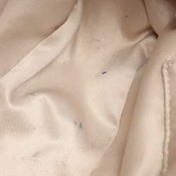 Coach Beige/Orange Signature Canvas and Patent Leather Katarina Hobo