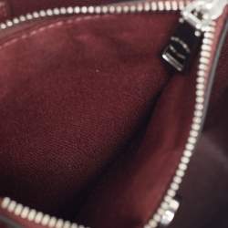 Pre Owned Coach Black/Grey Signature Coated Canvas Small Town Bucket Bag