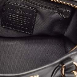 Coach Black Leather Crosby Carryall Tote