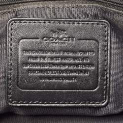 Coach Black Leather Crosby Carryall Tote