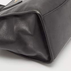 Coach Black Leather Crosby Carryall Tote