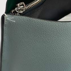 Coach Light Green Leather Molly Shopper Tote