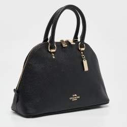 Pre Owned Coach Black Leather Katy Satchel