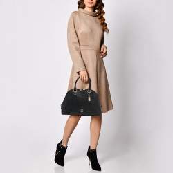 Pre Owned Coach Black Leather Katy Satchel