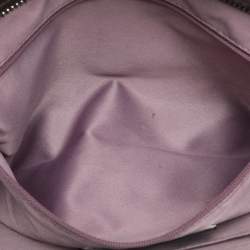 Coach Olive Green Op Art Embossed Patent Leather East West Gallery Tote