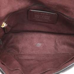 Coach Black Quilted Leather Top Handle Bag