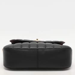 Coach Black Quilted Leather Top Handle Bag
