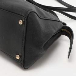 Coach Black Leather Fulton Satchel