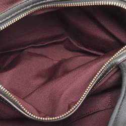 Coach Black/Beige Canvas And Leather Carlyle Shoulder Bag