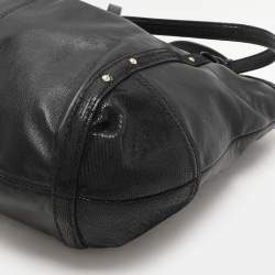 Coach Black Leather Alexandra Tote