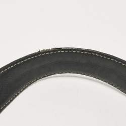 Coach Black Leather Flap Shoulder Bag