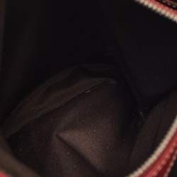 Pre Owned Coach Red Leather Hampton Market Lunch Tote