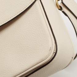 Pre Owned Coach Off White Leather Cassie 19 Crossbody Bag
