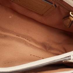 Pre Owned Coach Off White Leather Cassie 19 Crossbody Bag