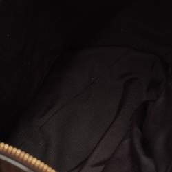 مملوكة مسبقًا Coach Dark Brown/Black Signature Coated Canvas and Leather Celeste Hobo