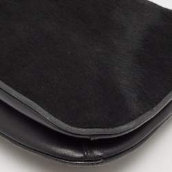 Coach Black Calfhair and Leather Hobo