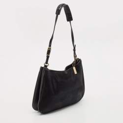 Coach Black Calfhair and Leather Hobo