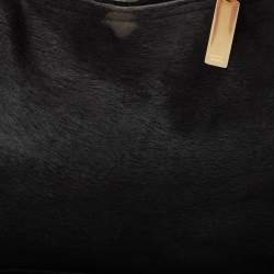 Coach Black Calfhair and Leather Hobo