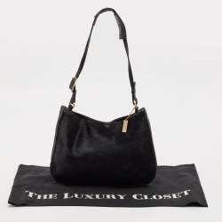 Coach Black Calfhair and Leather Hobo