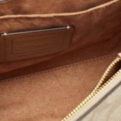 Coach Tricolor Signature Coated Canvas Morgan Top Handle Bag