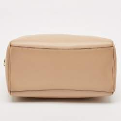 Coach Beige Leather Mini Bennett Satchel